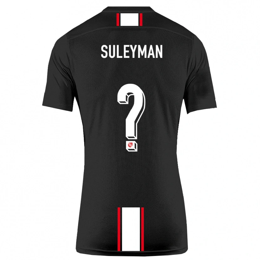 Danxen Hombre Camiseta Dildar-Diego Suleyman #0 Negro Blanco 2ª Equipación 2025/26 La Camisa México
