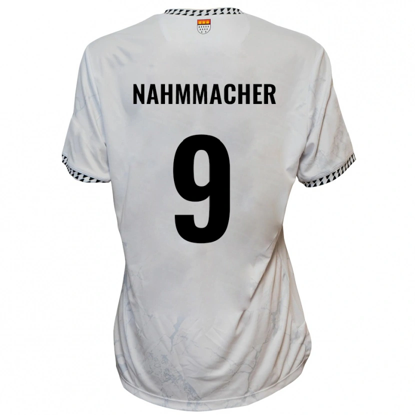 Danxen Hombre Camiseta Emil Nahmmacher #9 Blanco Negro 2ª Equipación 2025/26 La Camisa México