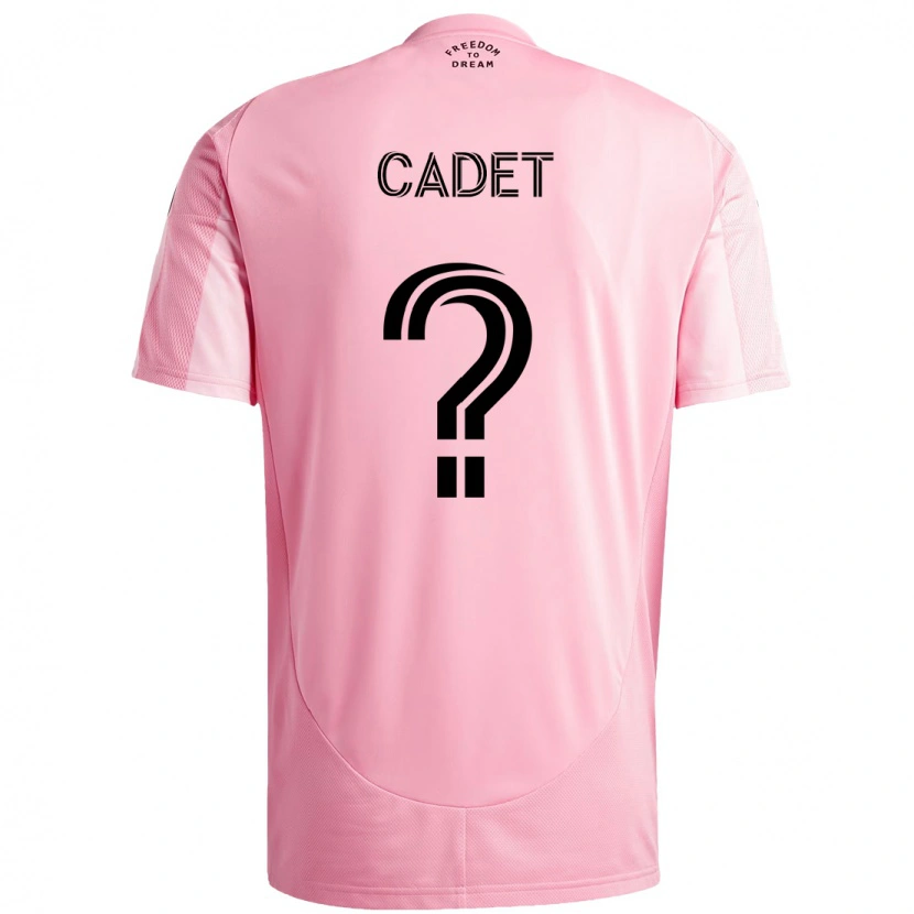 Danxen Niño Camiseta Zidane Cadet #0 Negro Rosa 1ª Equipación 2025/26 La Camisa México