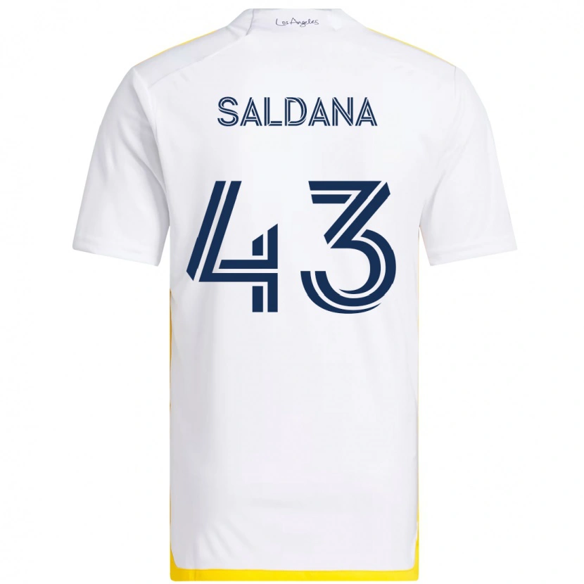 Danxen Niño Camiseta Adam Saldaña #43 Morado Azul 1ª Equipación 2025/26 La Camisa México