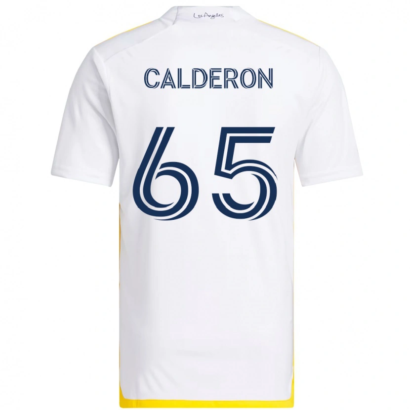 Danxen Niño Camiseta Juan Calderón #65 Morado Azul 1ª Equipación 2025/26 La Camisa México