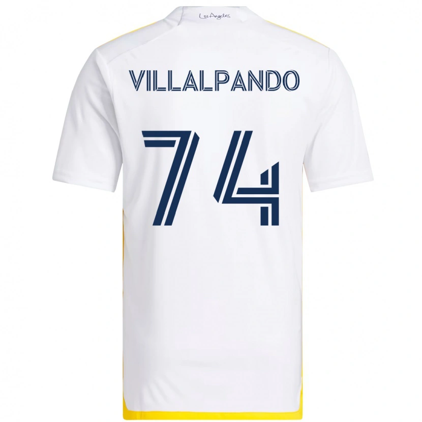 Danxen Niño Camiseta Sergio Villalpando #74 Morado Azul 1ª Equipación 2025/26 La Camisa México