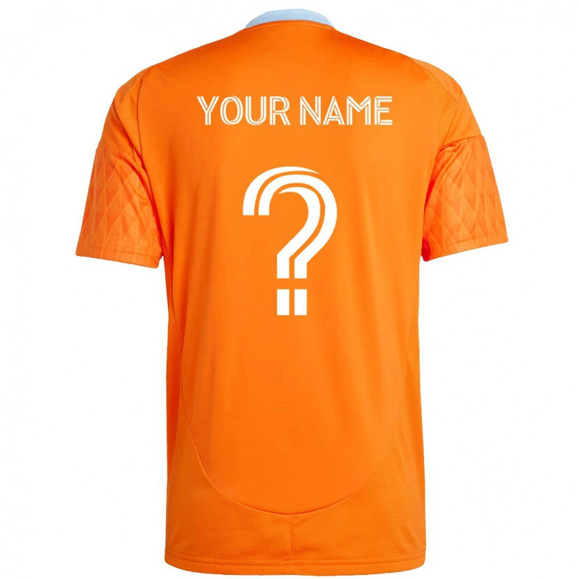 Danxen Niño Camiseta Su Nombre #0 Morado Naranja 1ª Equipación 2025/26 La Camisa México