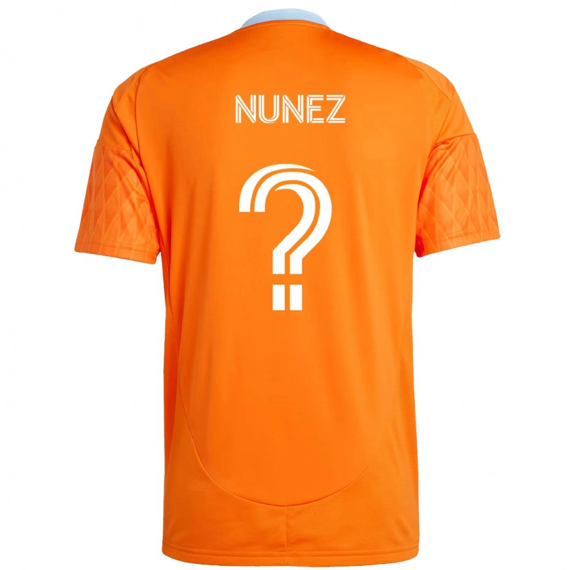 Danxen Niño Camiseta José Núñez #0 Morado Naranja 1ª Equipación 2025/26 La Camisa México