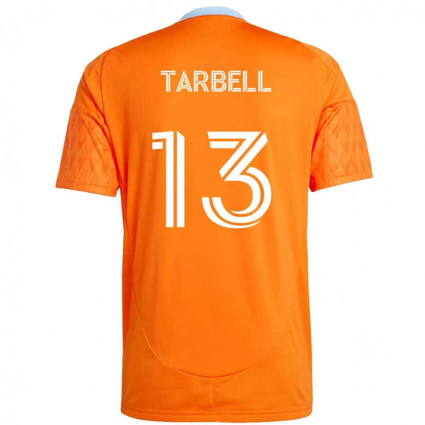 Danxen Niño Camiseta Andrew Tarbell #13 Naranja Blanco 1ª Equipación 2025/26 La Camisa México
