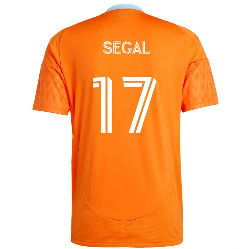 Danxen Niño Camiseta Gabriel Segal #17 Morado Naranja 1ª Equipación 2025/26 La Camisa México