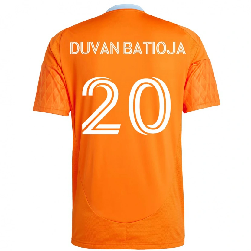 Danxen Niño Camiseta Andy Batioja #20 Morado Naranja 1ª Equipación 2025/26 La Camisa México