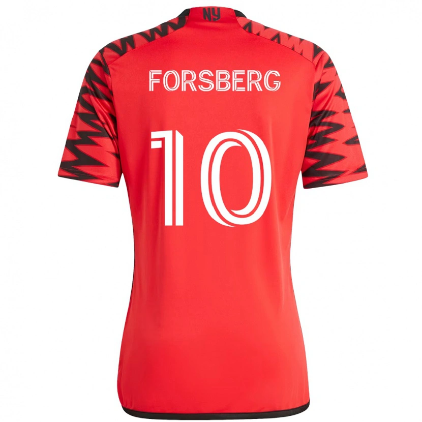 Danxen Niño Camiseta Emil Forsberg #10 Beige Negro 1ª Equipación 2025/26 La Camisa México