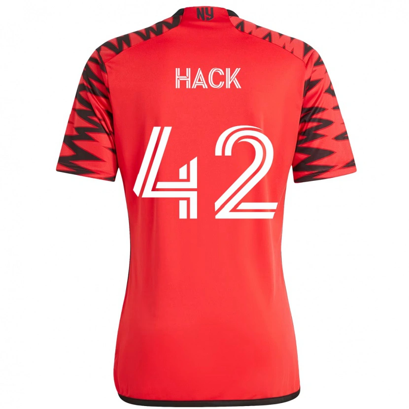 Danxen Niño Camiseta Alexander Hack #42 Beige Negro 1ª Equipación 2025/26 La Camisa México
