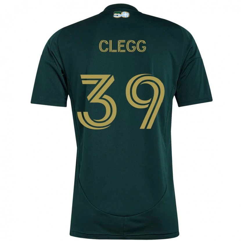 Danxen Niño Camiseta Tyler Clegg #39 Beige Verde 1ª Equipación 2025/26 La Camisa México