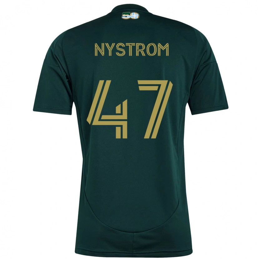 Danxen Niño Camiseta Maximo Nystrom #47 Beige Verde 1ª Equipación 2025/26 La Camisa México