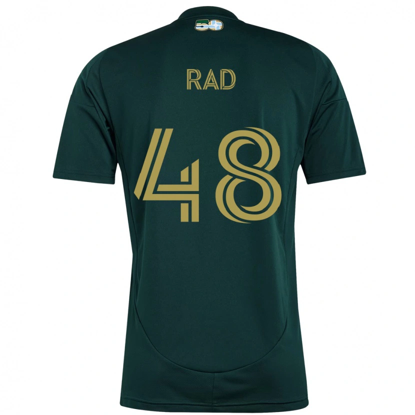 Danxen Niño Camiseta Kaveh Rad #48 Beige Verde 1ª Equipación 2025/26 La Camisa México
