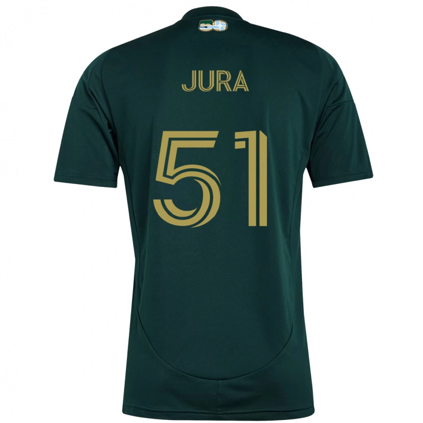 Danxen Niño Camiseta Sawyer Jura #51 Beige Verde 1ª Equipación 2025/26 La Camisa México