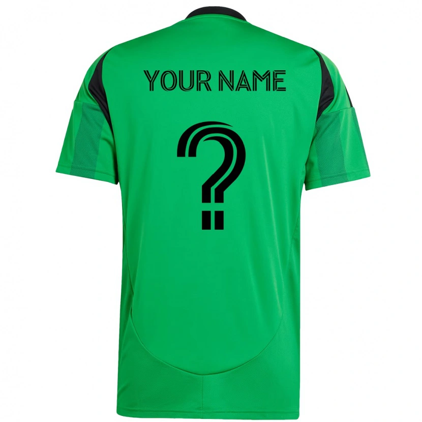 Danxen Niño Camiseta Su Nombre #0 Blanco Verde 1ª Equipación 2025/26 La Camisa México