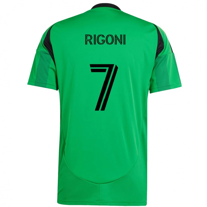 Danxen Niño Camiseta Emiliano Rigoni #7 Blanco Verde 1ª Equipación 2025/26 La Camisa México