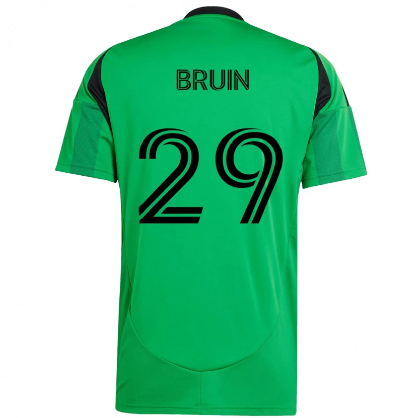 Danxen Niño Camiseta Will Bruin #29 Blanco Verde 1ª Equipación 2025/26 La Camisa México