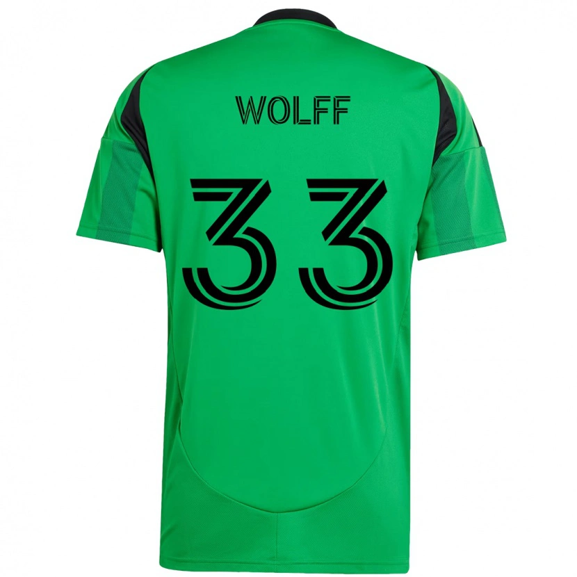 Danxen Niño Camiseta Owen Wolff #33 Blanco Verde 1ª Equipación 2025/26 La Camisa México