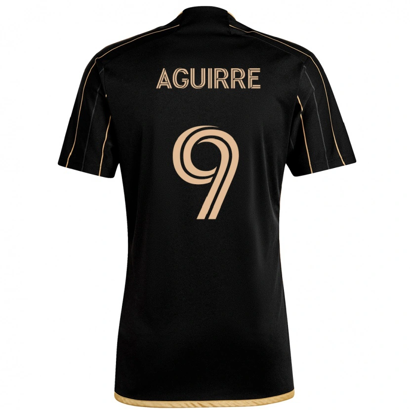 Danxen Niño Camiseta Dustin Aguirre #9 Blanco Marrón 1ª Equipación 2025/26 La Camisa México