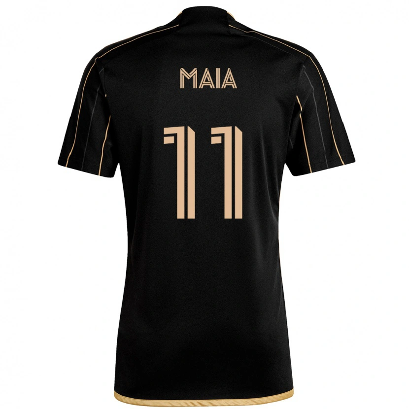 Danxen Niño Camiseta Matheus Maia #11 Blanco Marrón 1ª Equipación 2025/26 La Camisa México