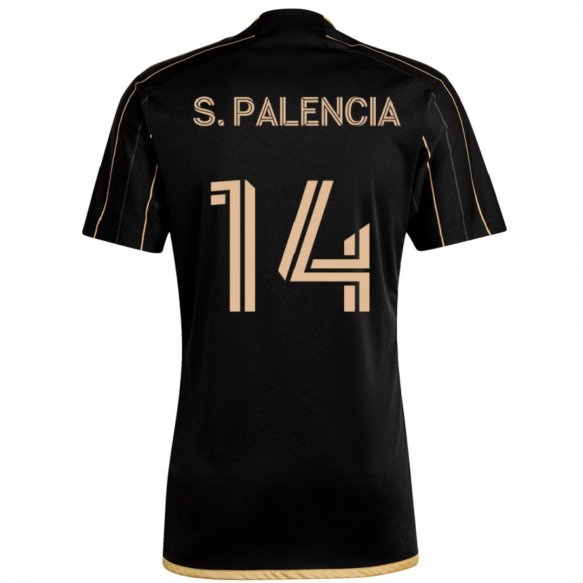 Danxen Niño Camiseta Sergi Palencia #14 Blanco Marrón 1ª Equipación 2025/26 La Camisa México