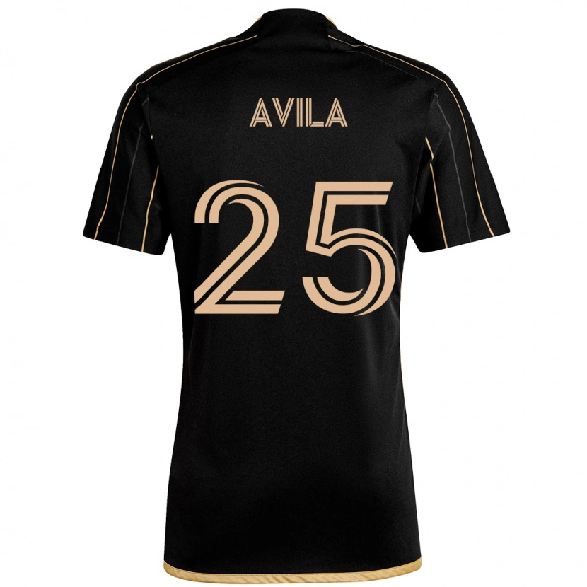 Danxen Niño Camiseta Armando Avila #25 Blanco Marrón 1ª Equipación 2025/26 La Camisa México