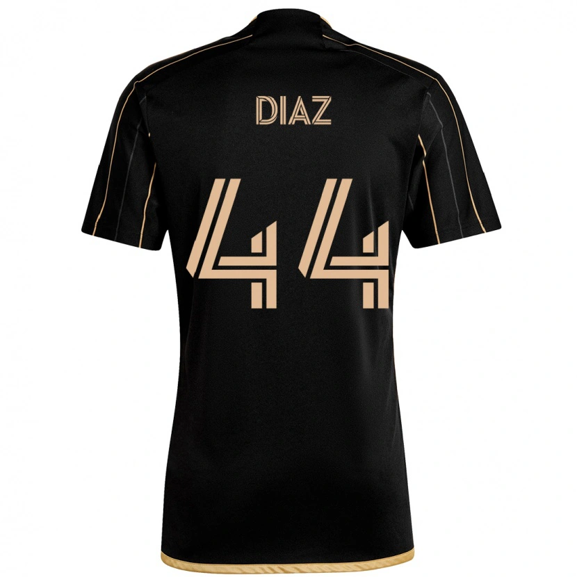 Danxen Niño Camiseta Christian Díaz #44 Blanco Marrón 1ª Equipación 2025/26 La Camisa México