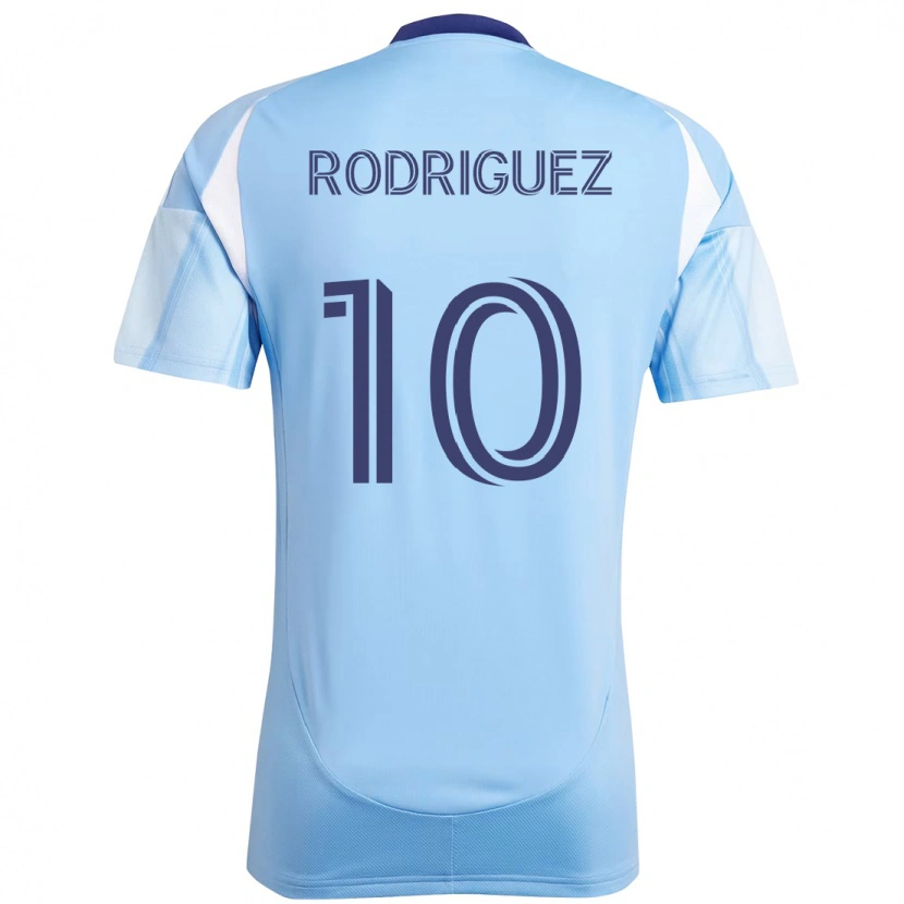 Danxen Niño Camiseta Santiago Rodríguez #10 Negro Azul Naranja 1ª Equipación 2025/26 La Camisa México