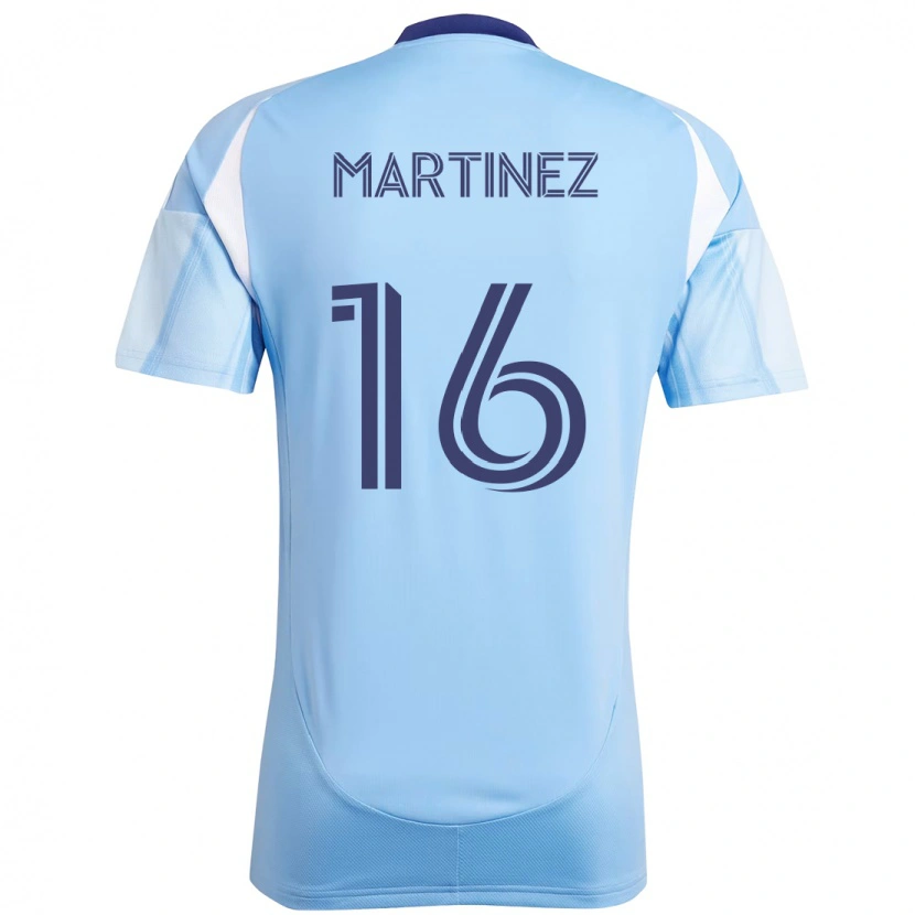 Danxen Niño Camiseta Alonso Martínez #16 Negro Azul Naranja 1ª Equipación 2025/26 La Camisa México