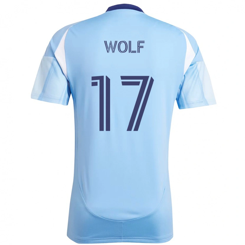 Danxen Niño Camiseta Hannes Wolf #17 Negro Azul Naranja 1ª Equipación 2025/26 La Camisa México