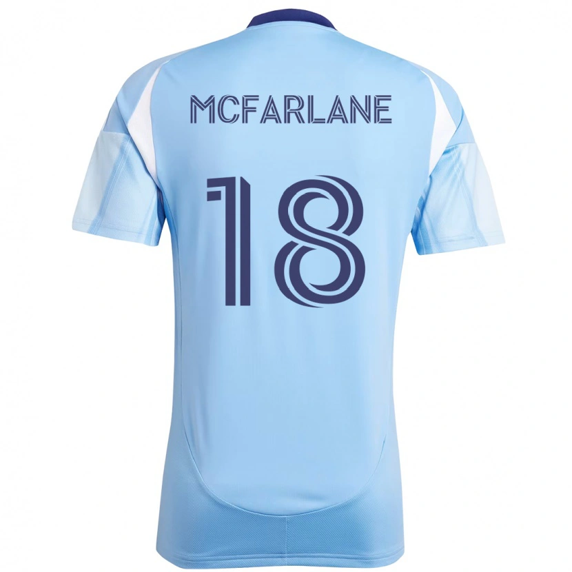 Danxen Niño Camiseta Christian Mcfarlane #18 Negro Azul Naranja 1ª Equipación 2025/26 La Camisa México