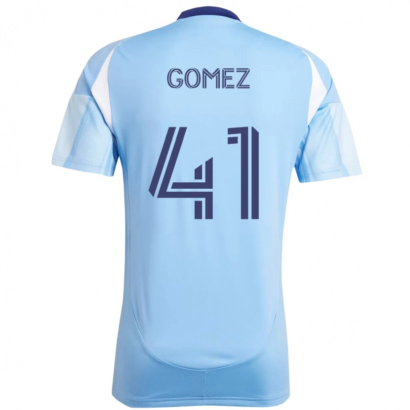 Danxen Niño Camiseta Julián Gómez #41 Negro Azul Naranja 1ª Equipación 2025/26 La Camisa México