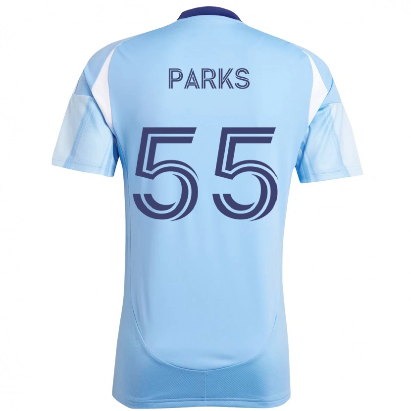 Danxen Niño Camiseta Keaton Parks #55 Negro Azul Naranja 1ª Equipación 2025/26 La Camisa México