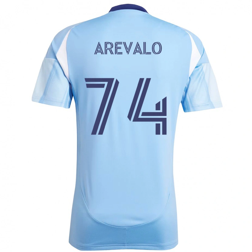 Danxen Niño Camiseta Ronny Arévalo #74 Negro Azul Naranja 1ª Equipación 2025/26 La Camisa México