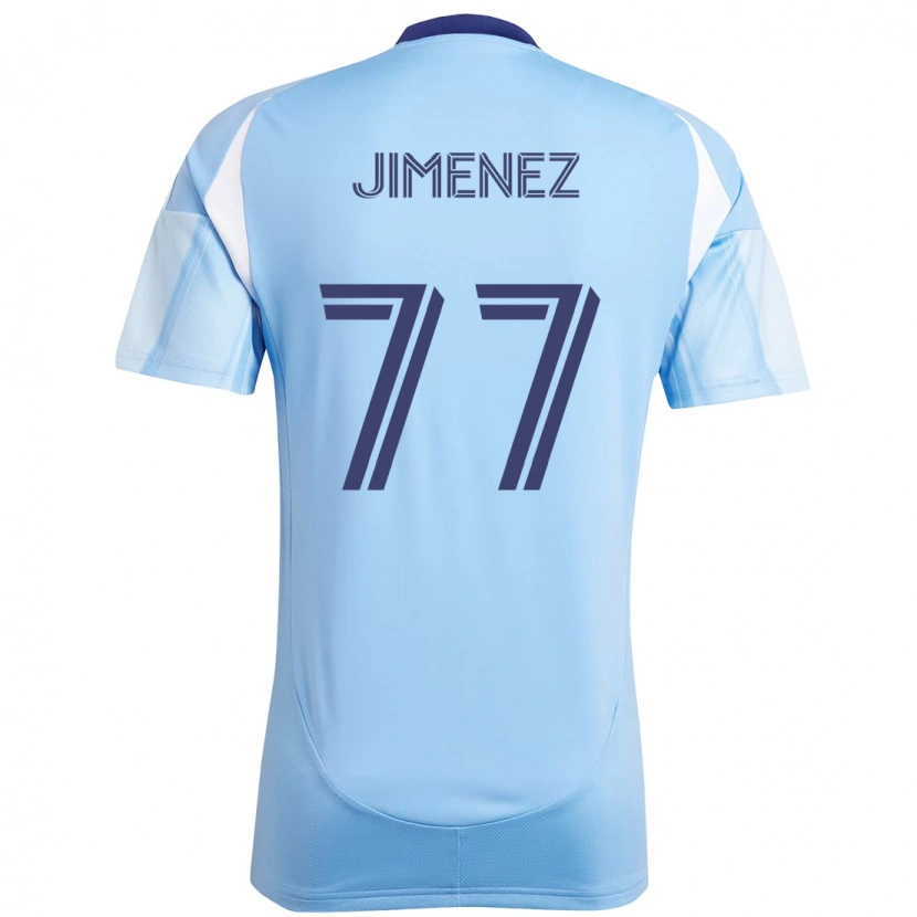 Danxen Niño Camiseta Jonathan Jiménez #77 Negro Azul Naranja 1ª Equipación 2025/26 La Camisa México