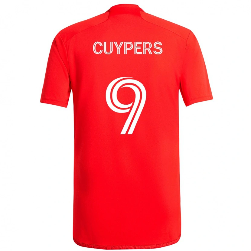 Danxen Niño Camiseta Hugo Cuypers #9 Azul Celeste Claro Azul 1ª Equipación 2025/26 La Camisa México
