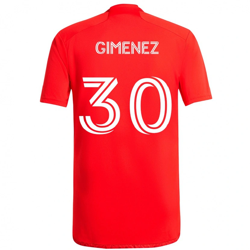 Danxen Niño Camiseta Gastón Giménez #30 Azul Celeste Claro Azul 1ª Equipación 2025/26 La Camisa México