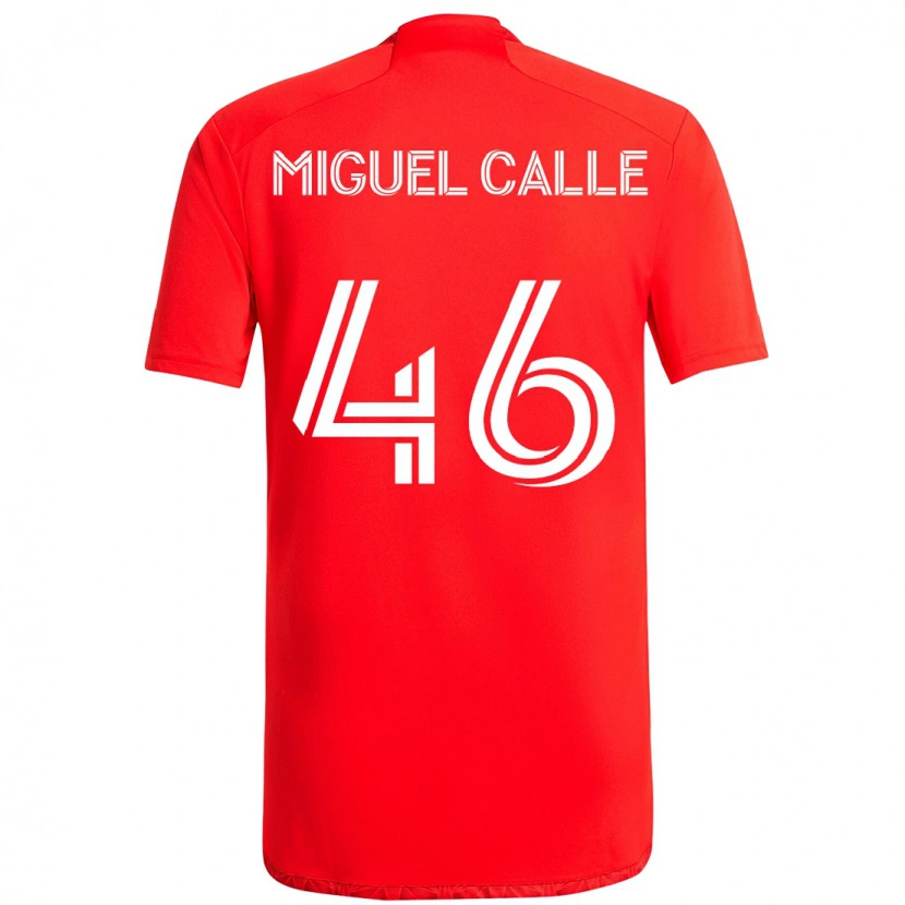 Danxen Niño Camiseta Juan Miguel Calle #46 Azul Celeste Claro Azul 1ª Equipación 2025/26 La Camisa México