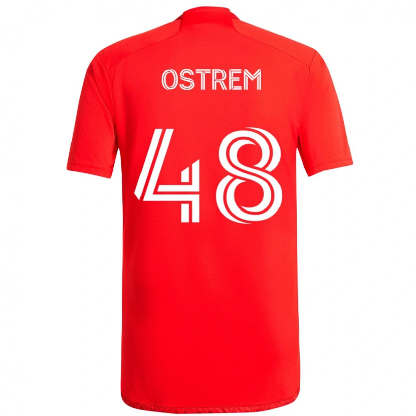 Danxen Niño Camiseta Charlie Ostrem #48 Azul Celeste Claro Azul 1ª Equipación 2025/26 La Camisa México