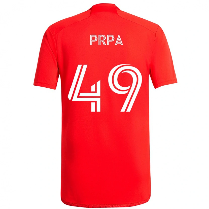 Danxen Niño Camiseta Luka Prpa #49 Azul Celeste Claro Azul 1ª Equipación 2025/26 La Camisa México