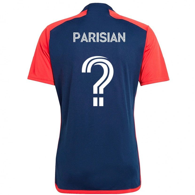 Danxen Niño Camiseta Donovan Parisian #0 Azul Rojo 1ª Equipación 2025/26 La Camisa México