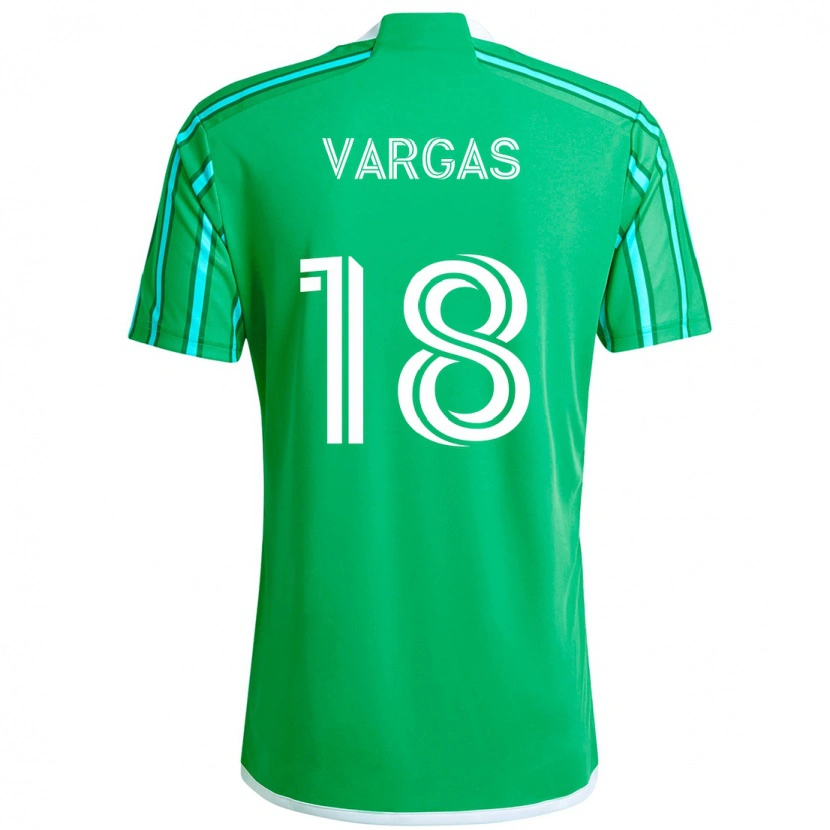 Danxen Niño Camiseta Obed Vargas #18 Azul Claro 1ª Equipación 2025/26 La Camisa México