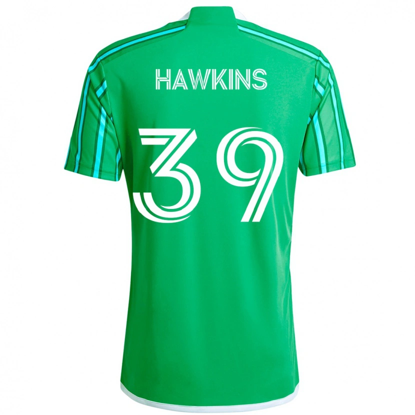 Danxen Niño Camiseta Stuart Hawkins #39 Azul Claro 1ª Equipación 2025/26 La Camisa México