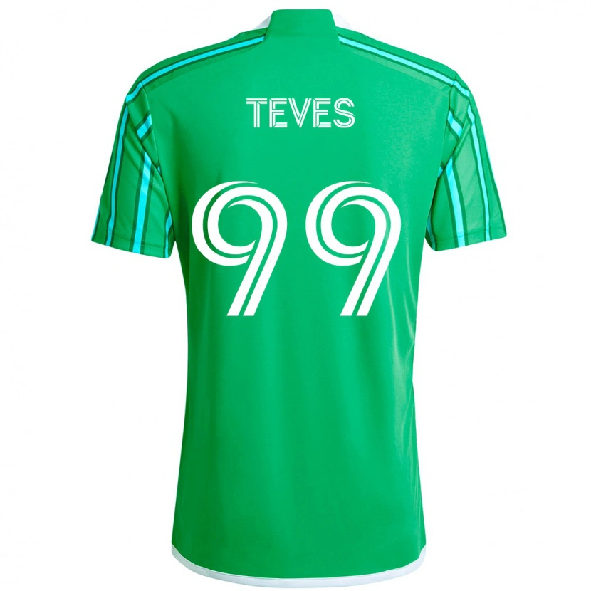 Danxen Niño Camiseta Dylan Teves #99 Azul Claro 1ª Equipación 2025/26 La Camisa México