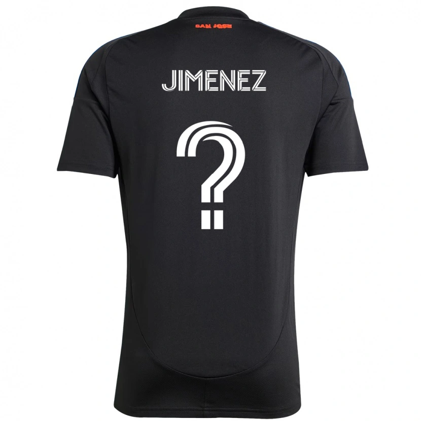 Danxen Niño Camiseta Kevin Jimenez #0 Blanco Rojo 1ª Equipación 2025/26 La Camisa México