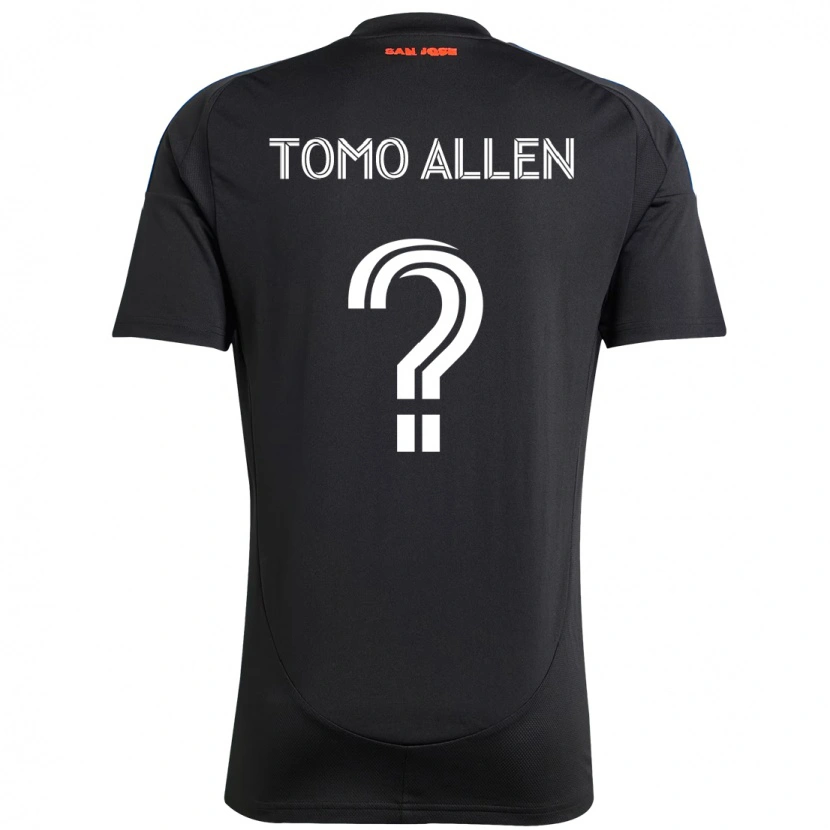 Danxen Niño Camiseta Tomo Allen #0 Blanco Rojo 1ª Equipación 2025/26 La Camisa México