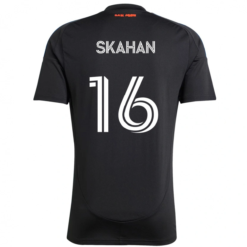 Danxen Niño Camiseta Jack Skahan #16 Blanco Rojo 1ª Equipación 2025/26 La Camisa México