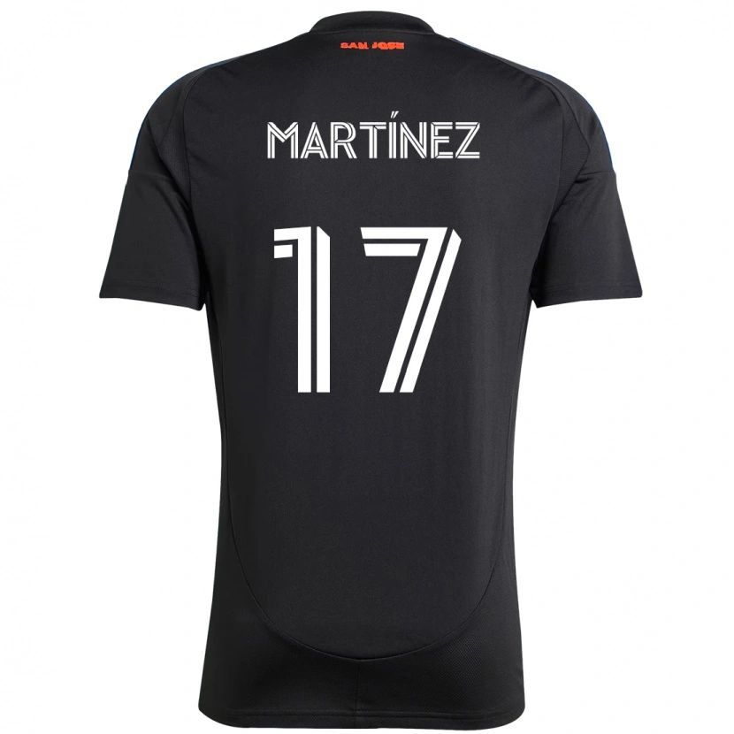 Danxen Niño Camiseta Josef Martínez #17 Blanco Rojo 1ª Equipación 2025/26 La Camisa México