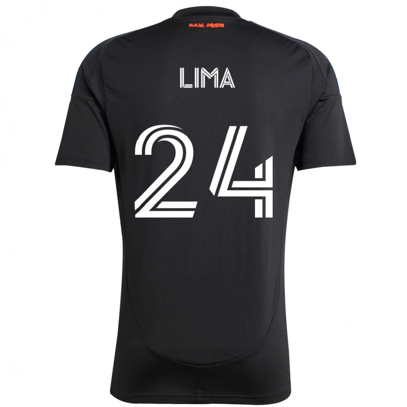 Danxen Niño Camiseta Nick Lima #24 Blanco Rojo 1ª Equipación 2025/26 La Camisa México