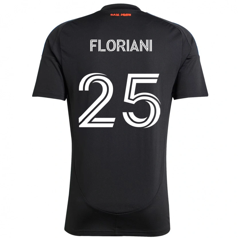 Danxen Niño Camiseta Max Floriani #25 Blanco Rojo 1ª Equipación 2025/26 La Camisa México
