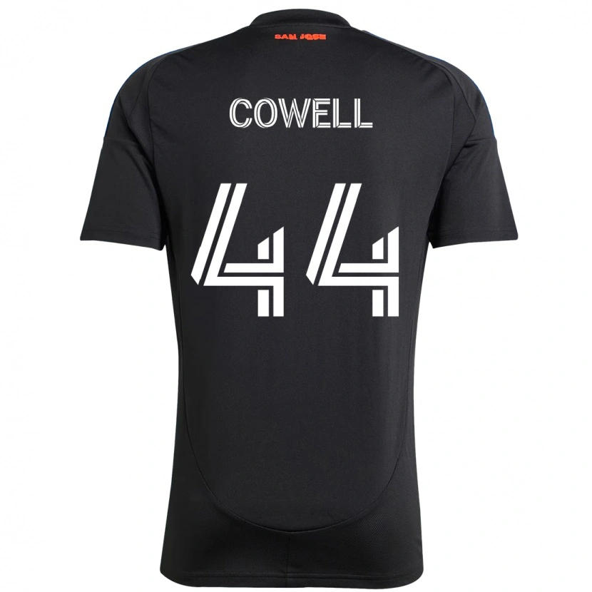 Danxen Niño Camiseta Chance Cowell #44 Blanco Rojo 1ª Equipación 2025/26 La Camisa México
